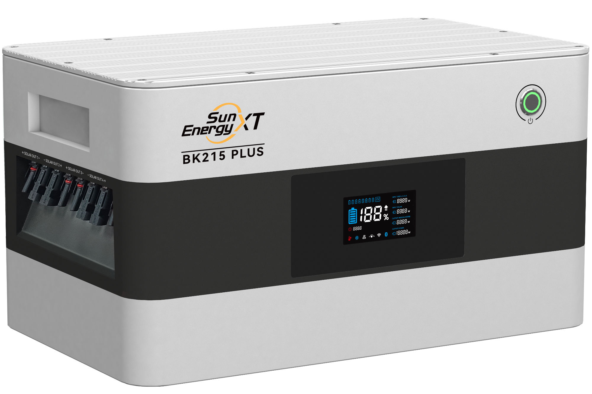 SunEnergyXT BK215 PLUS — Batteriespeicher für Balkonkraftwerke - Kopfmodul 2.150 Wh